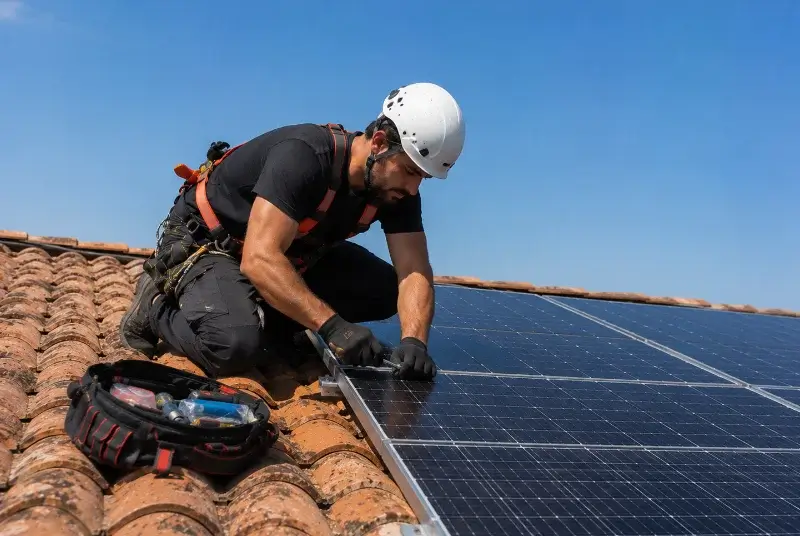Maintenance et monitoring de panneaux solaires à Bruges-Capbis-Mifaget